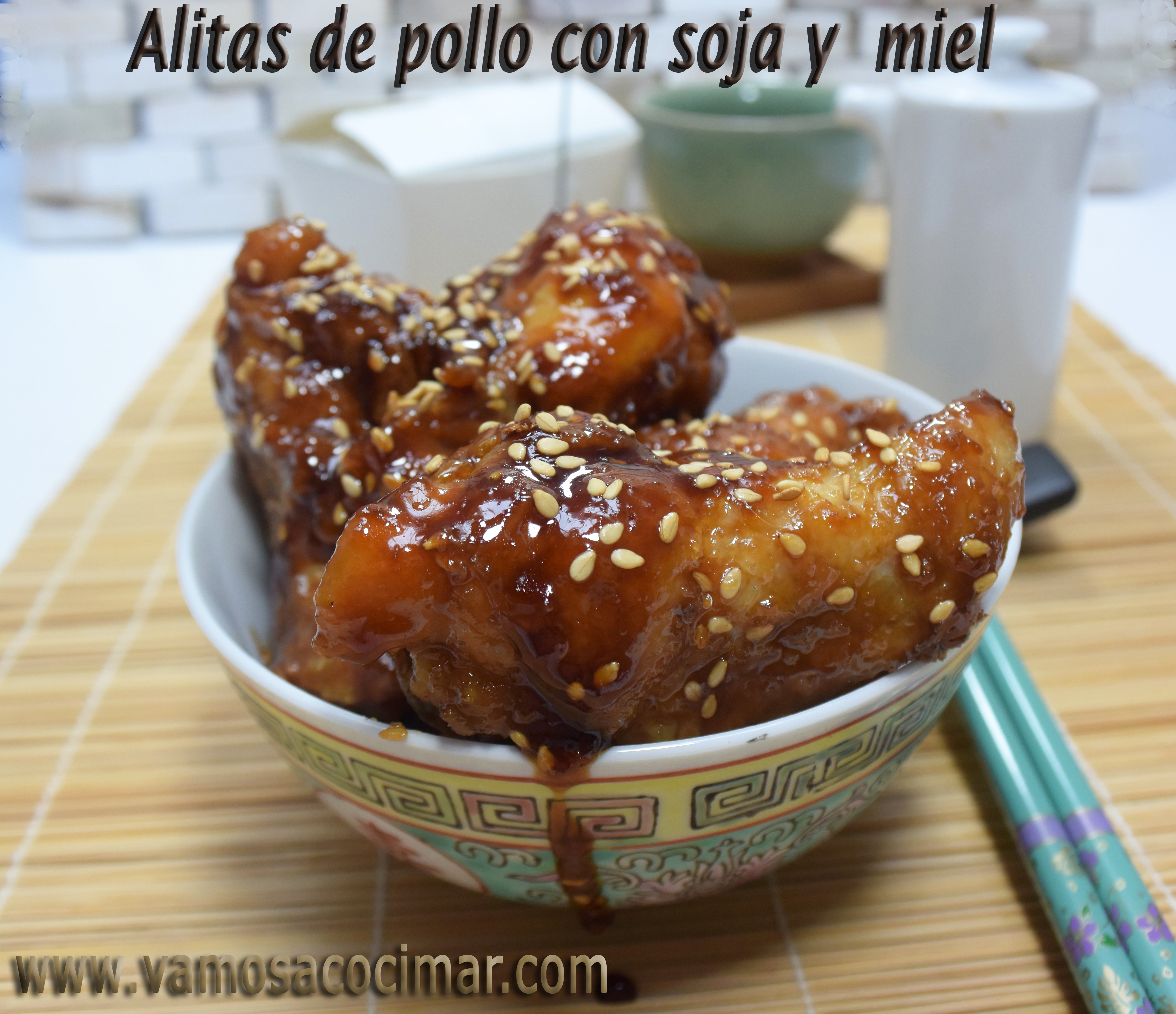 alitas soja y miel