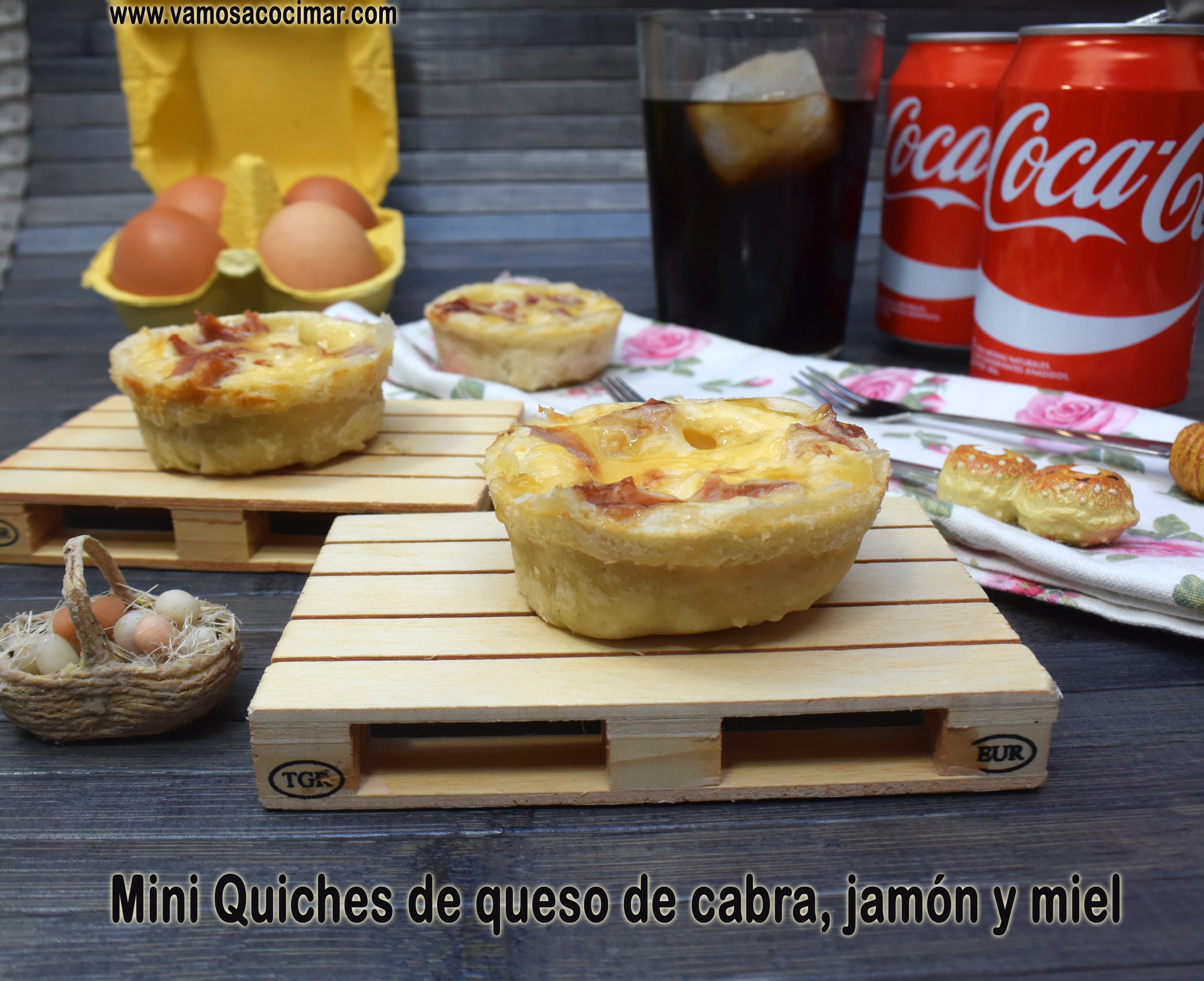 mini quiches queso