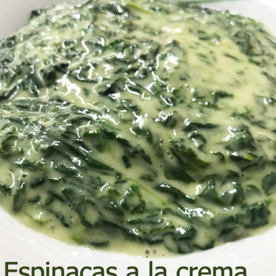 Espinacas a la crema