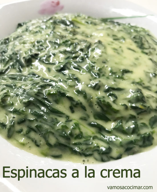 Espinacas a la crema