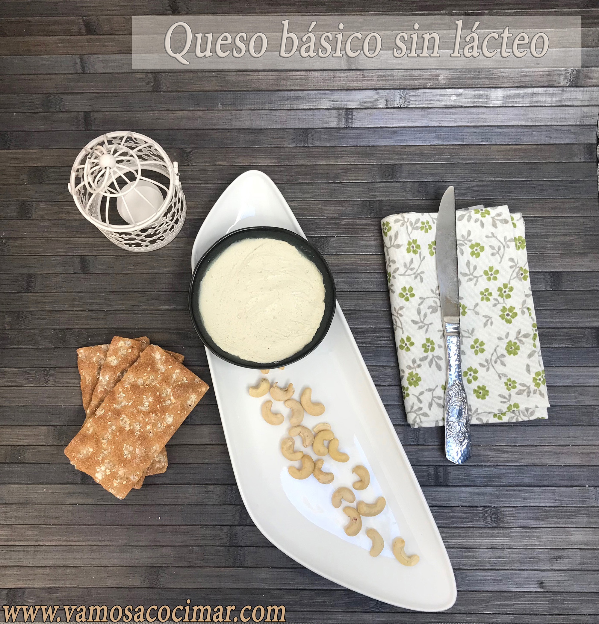 Queso básico sin lácteos o Vegano | Vamos a CociMar