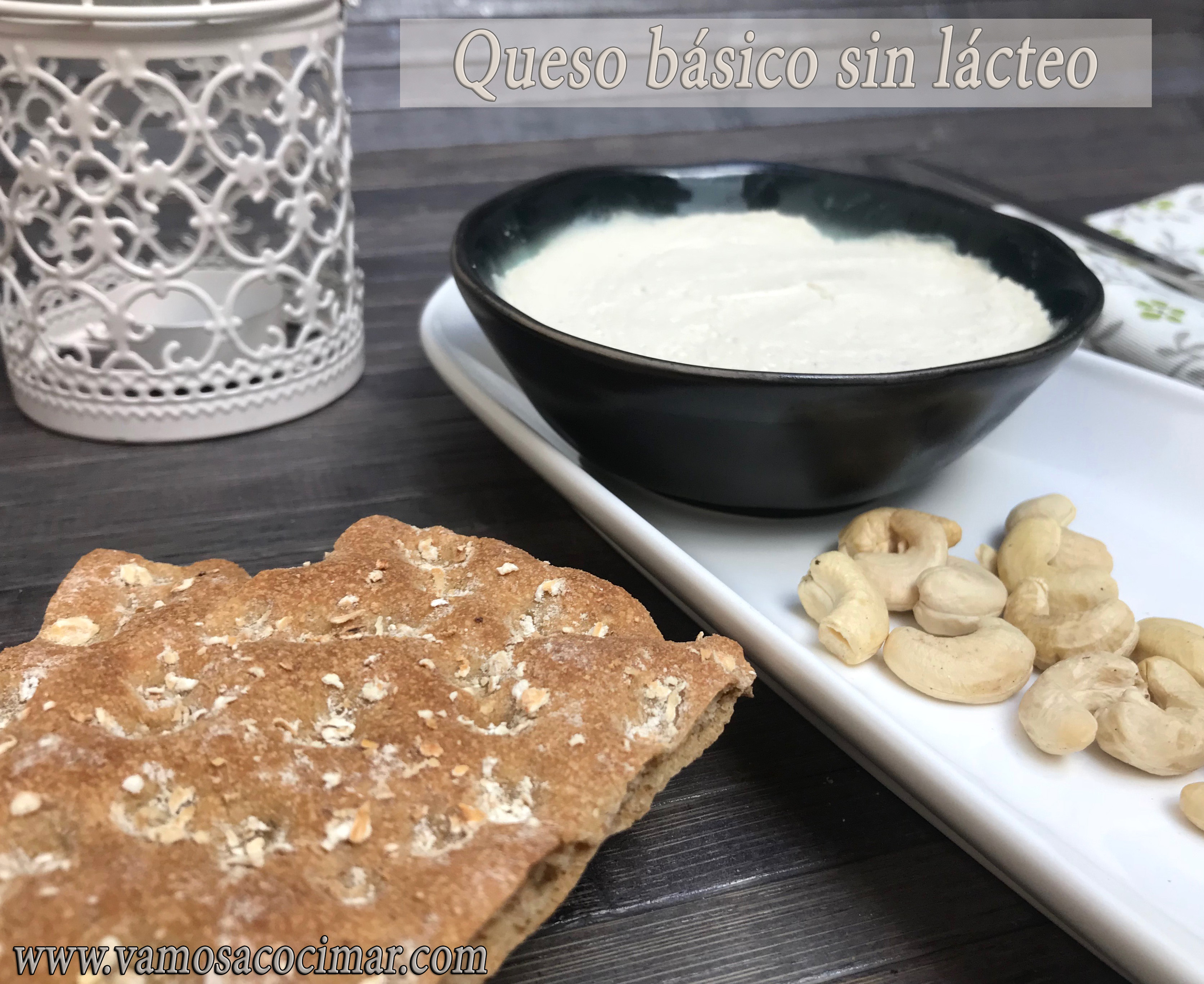 Queso basico sin lacteo o Vegano