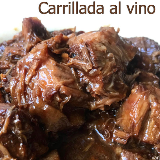 Carrillada al vino dulce