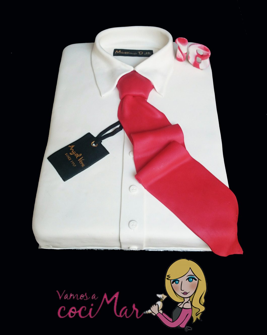 tarta-fondant-camisa-massimo-dutti-original-ideal