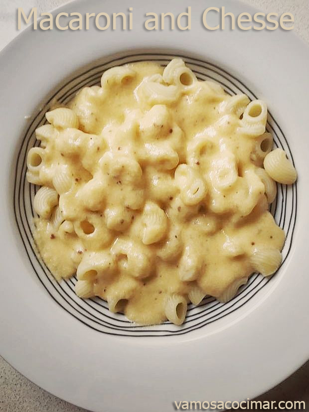 Receta macarrones con queso - macaroni and Chesse
