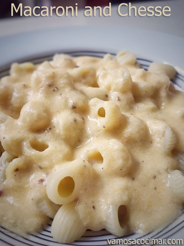 Receta macarrones con queso - macaroni and Chesse