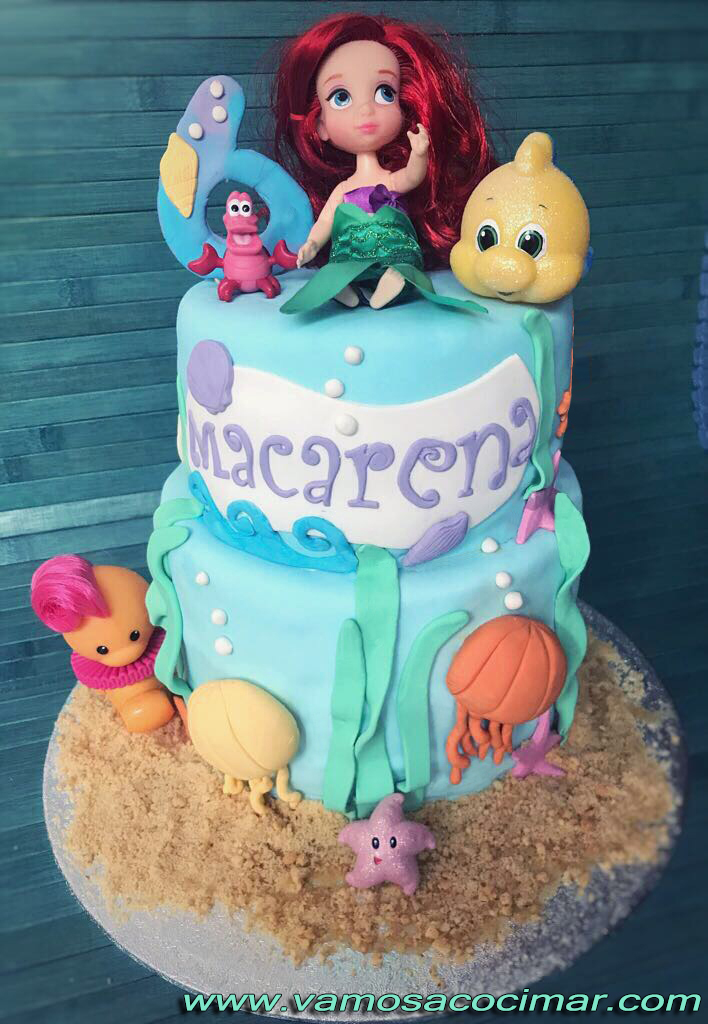 tarta-fondant-cumpleaños-cadiz-sirenita