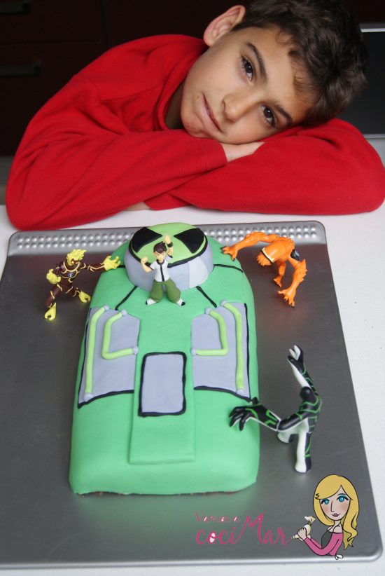 tarta-fondant-ultimatrix-ben-10