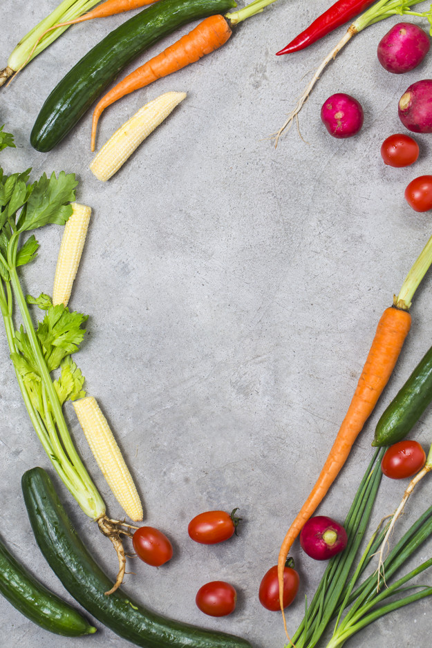 verduras y frutas congelar